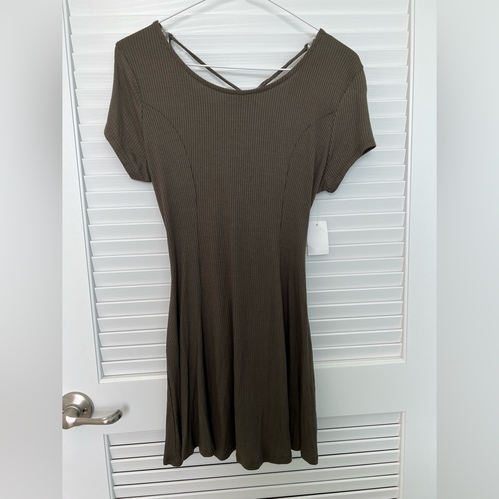 Olive Green Dress